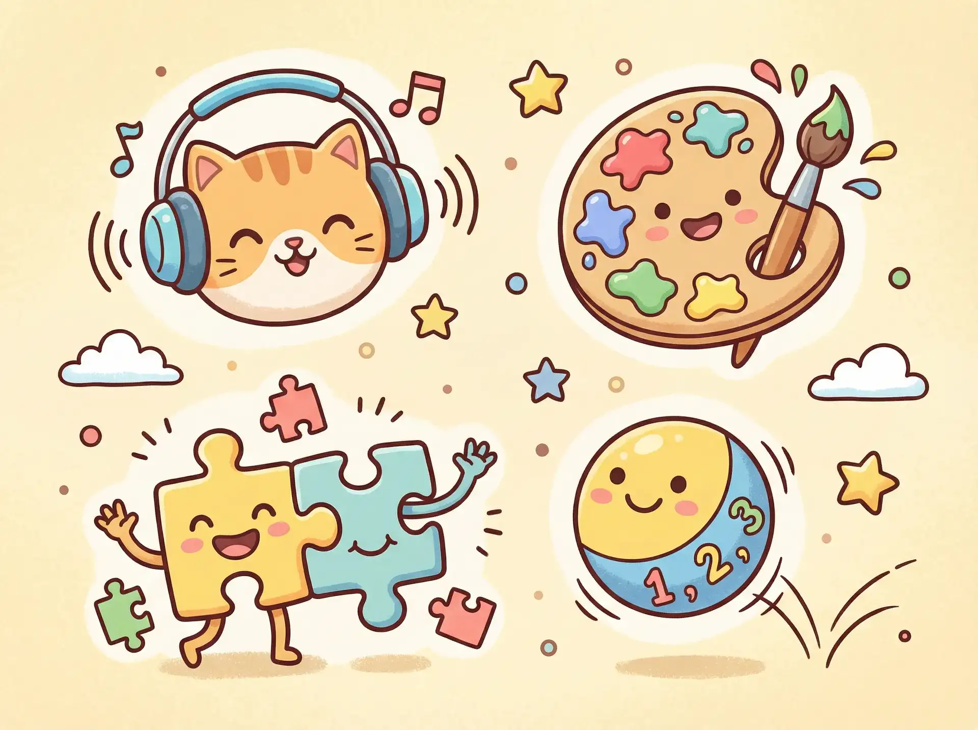 小朋友的手工作品 - ai 脱衣技术 益智创作